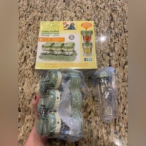 NEW Magic Bullet (Baby Bullet) Storage System - 8 Piece Set